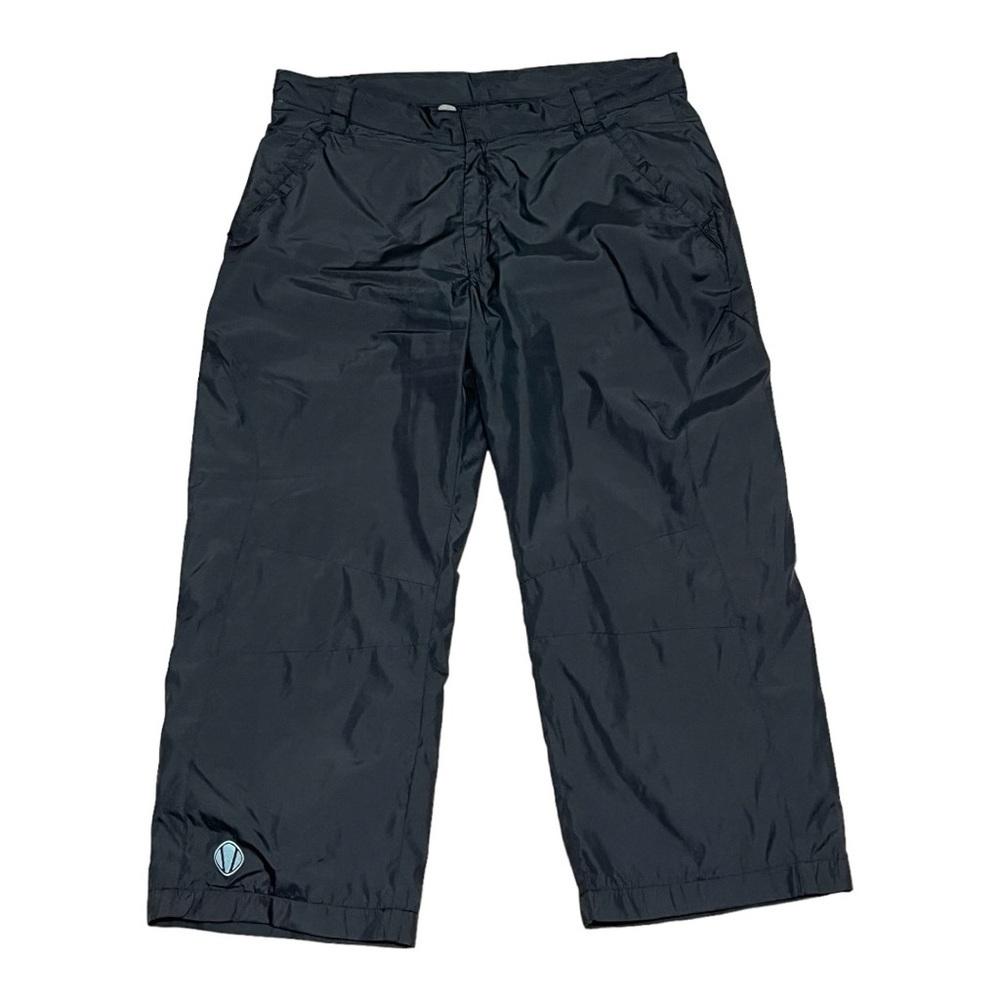 Sunice‎ Black Weather Straight Leg Capri Polyester Crop Pants Size L